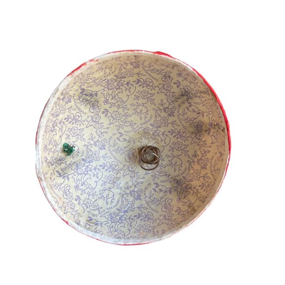 West Germany Santa Candy Dish Post WW2 Paper Mache Bobble Head - Picture 7 of 16